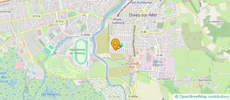 localisation de l'entreprise MONSIEUR THEO MARIE  DIVES-SUR-MER
