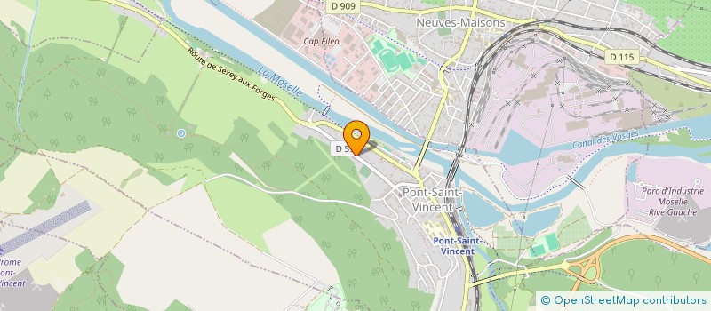 localisation de l'entreprise MONSIEUR THEO MARIOTTE  PONT-SAINT-VINCENT