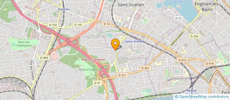 localisation de l'entreprise MONSIEUR THEO MARTIN  SAINT-GRATIEN