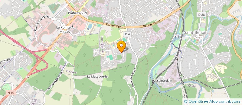 localisation de l'entreprise MONSIEUR THEO MARTINET  SAINT-BENOIT