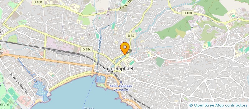 localisation de l'entreprise MONSIEUR THEO MARTINEZ  SAINT-RAPHAEL