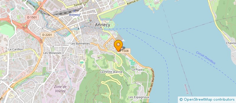 localisation de l'entreprise MONSIEUR THEO MARTINEZ à ANNECY