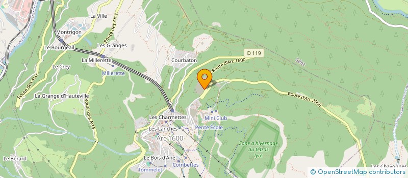 localisation de l'entreprise MONSIEUR THEO MASSELIN  BOURG-SAINT-MAURICE