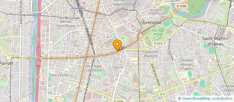 localisation de l'entreprise MONSIEUR THEO MASSON à GRENOBLE