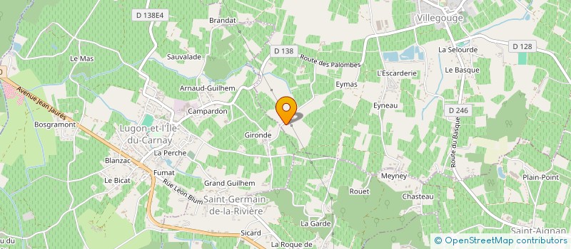 localisation de l'entreprise MONSIEUR THEO MATEOS CHAUDET  VILLEGOUGE