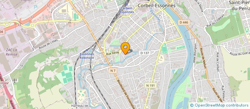 localisation de l'entreprise MONSIEUR THEO MATHIEU RACASSIN à CORBEIL-ESSONNES