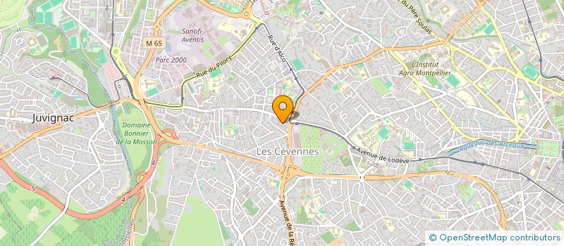localisation de l'entreprise MONSIEUR THEO MATHURIN à MONTPELLIER