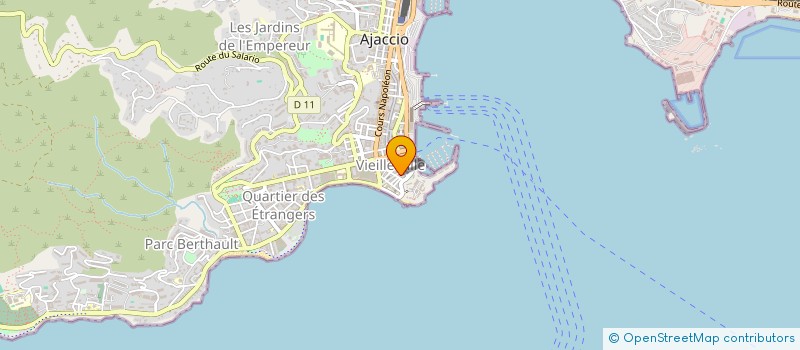 localisation de l'entreprise MONSIEUR THEO MATTEI à AJACCIO
