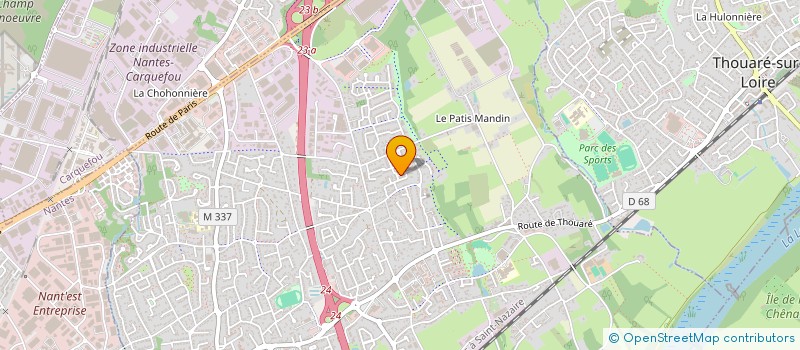 localisation de l'entreprise MONSIEUR THEO MATTMANN  SAINTE-LUCE-SUR-LOIRE