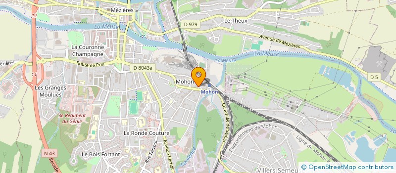 localisation de l'entreprise MONSIEUR THEO MATUSIK  CHARLEVILLE-MEZIERES