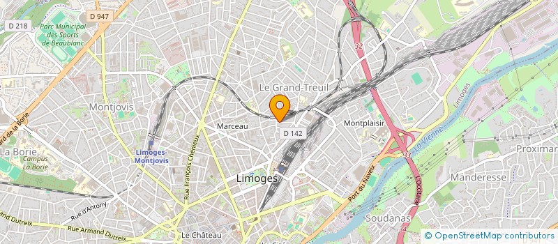 localisation de l'entreprise MONSIEUR THEO MAURY à LIMOGES