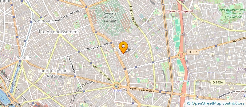 localisation de l'entreprise MONSIEUR THEO MEAS à PARIS