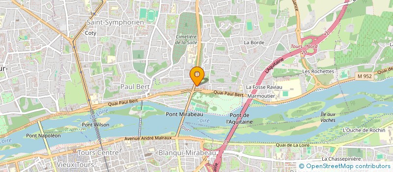 localisation de l'entreprise MONSIEUR THEO MEBREK  TOURS