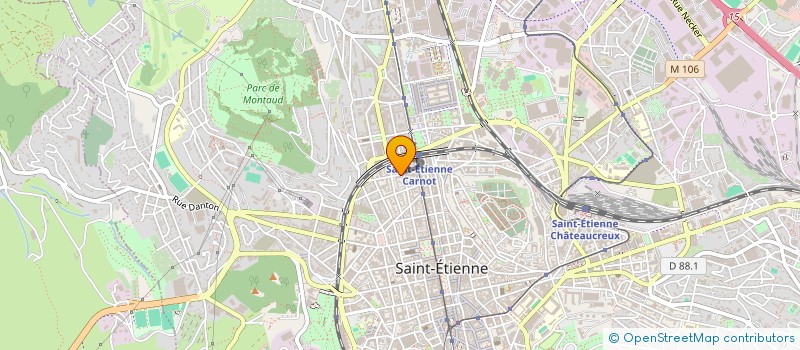 localisation de l'entreprise MONSIEUR THEO MEKNASSI  SAINT-ETIENNE