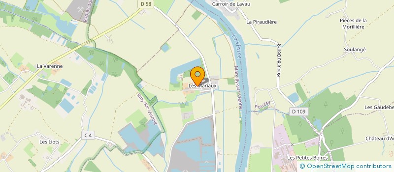 localisation de l'entreprise MONSIEUR THEO MENEAU  MARCILLY-SUR-VIENNE