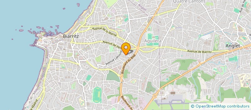 localisation de l'entreprise MONSIEUR THEO MERCIER à BIARRITZ