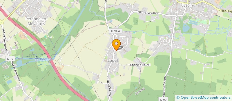 localisation de l'entreprise MONSIEUR THEO MERLEVEDE  LOUVIL