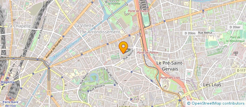 localisation de l'entreprise MONSIEUR THEO MEROU  PARIS