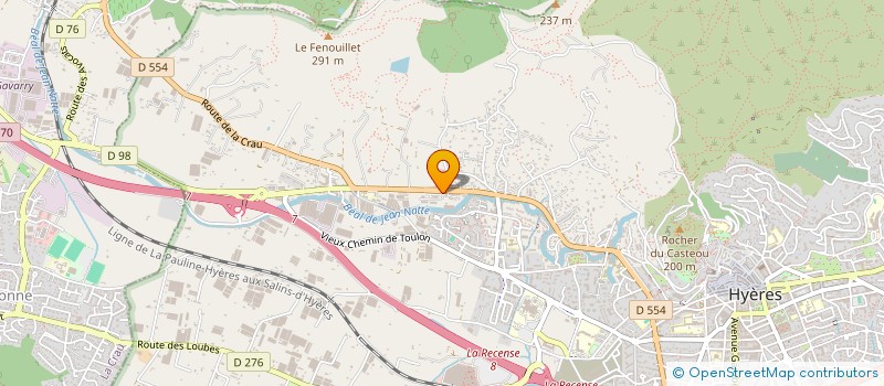 localisation de l'entreprise MONSIEUR THEO MESLET à HYERES