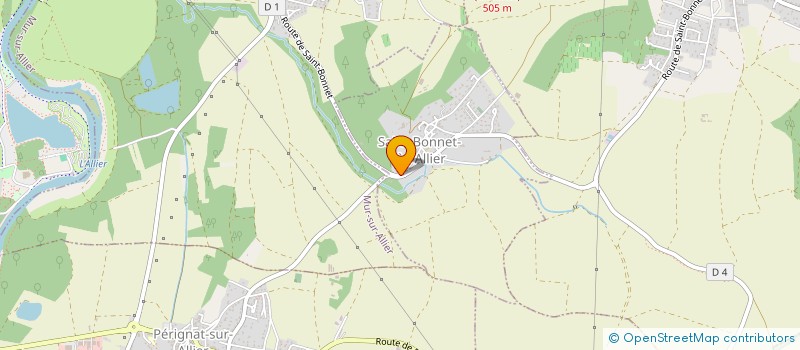 localisation de l'entreprise MONSIEUR THEO MEYNIER  SAINT-BONNET-LES-ALLIER