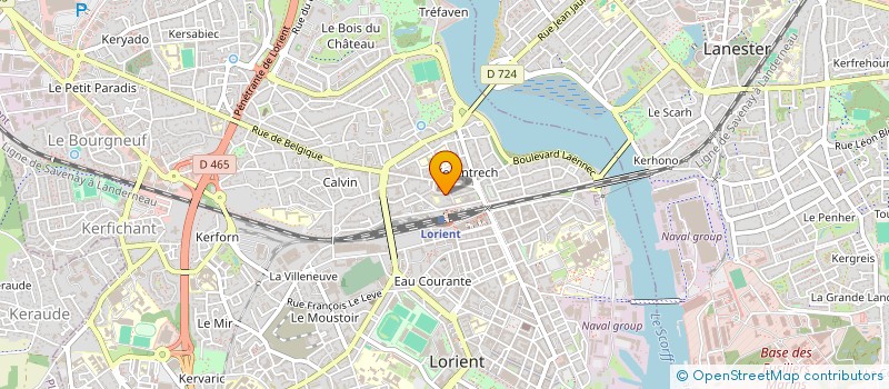 localisation de l'entreprise MONSIEUR THEO MICHEL  LORIENT