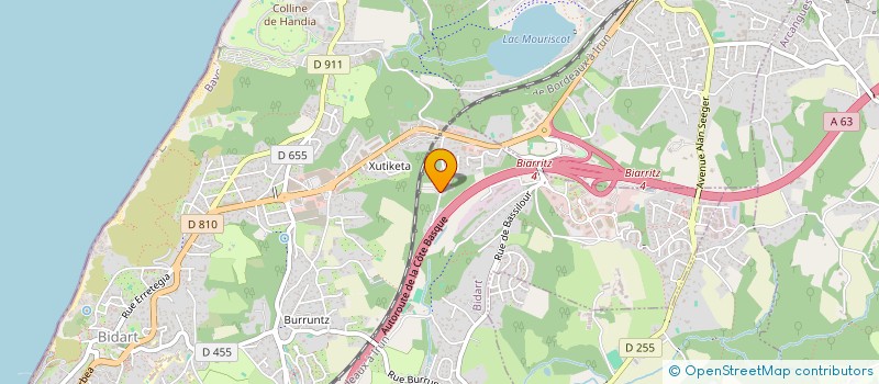 localisation de l'entreprise MONSIEUR THEO MICHEL à BIDART