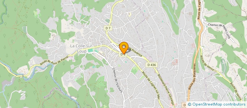 localisation de l'entreprise MONSIEUR THEO MILAN  LA COLLE-SUR-LOUP