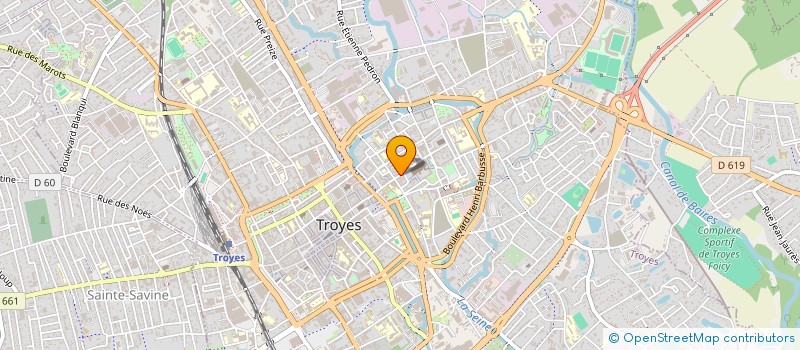 localisation de l'entreprise MONSIEUR THEO MILLON à TROYES
