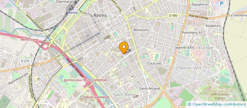 localisation de l'entreprise MONSIEUR THEO MOLINE  REIMS