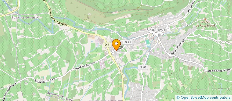 localisation de l'entreprise MONSIEUR THEO MONIER  BEAUMES-DE-VENISE