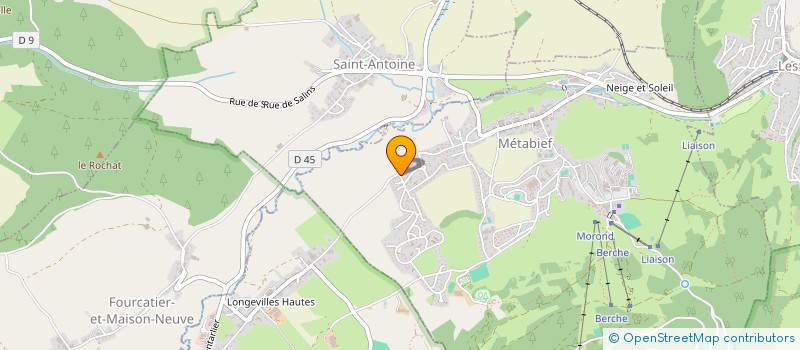 localisation de l'entreprise MONSIEUR THEO MONNIER--CHANEZ  METABIEF