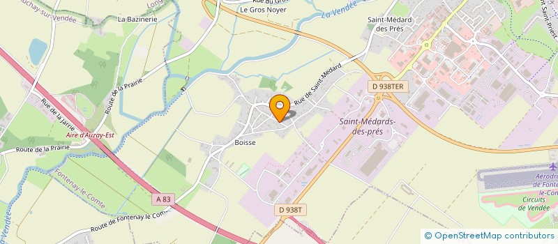 localisation de l'entreprise MONSIEUR THEO MOREAU  FONTENAY-LE-COMTE