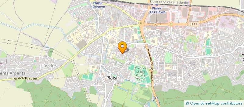 localisation de l'entreprise MONSIEUR THEO MORIN à PLAISIR