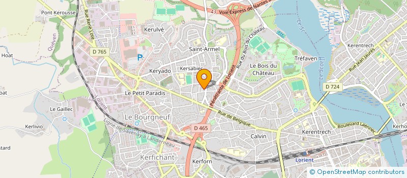 localisation de l'entreprise MONSIEUR THEO MORVAN  LORIENT