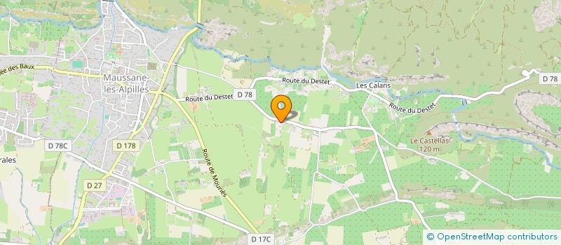 localisation de l'entreprise MONSIEUR THEO MOUCADEL  MAUSSANE-LES-ALPILLES