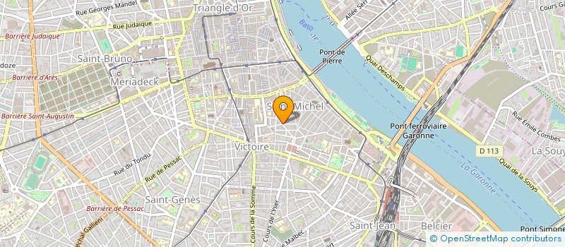 localisation de l'entreprise MONSIEUR THEO MOUELY IBOUANGA  BORDEAUX