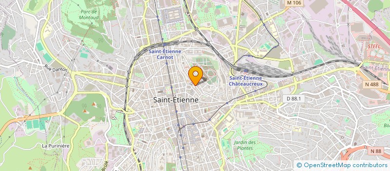 localisation de l'entreprise MONSIEUR THEO MOURY à SAINT-ETIENNE
