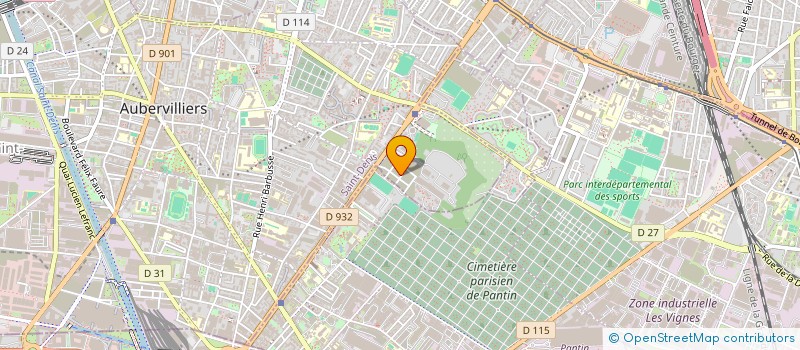 localisation de l'entreprise MONSIEUR THEO N'DIAYE  AUBERVILLIERS