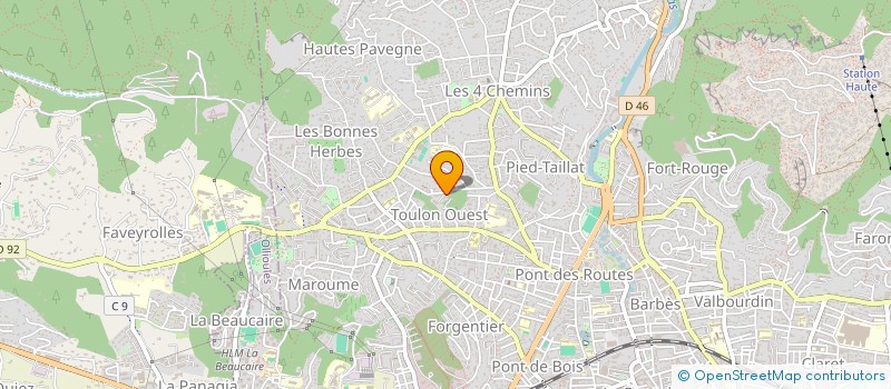 localisation de l'entreprise MONSIEUR THEO NOBILI  TOULON