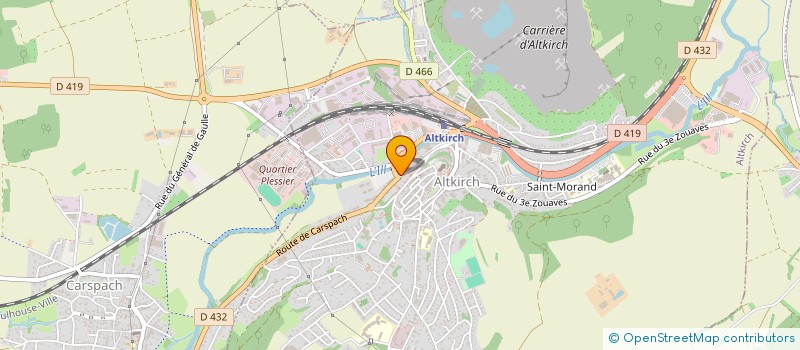 localisation de l'entreprise MONSIEUR THEO NOEL  ALTKIRCH