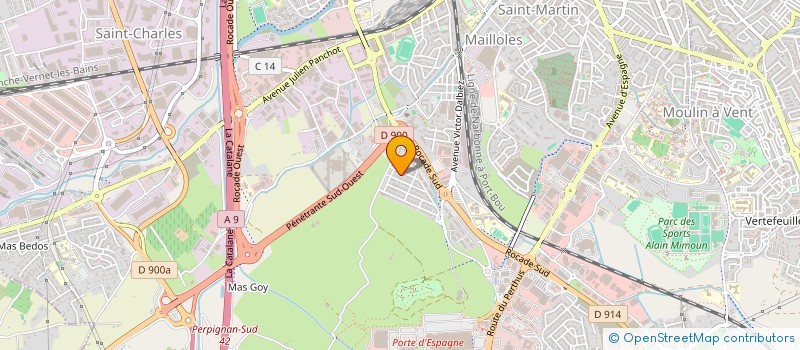 localisation de l'entreprise MONSIEUR THEO NORMAND  PERPIGNAN