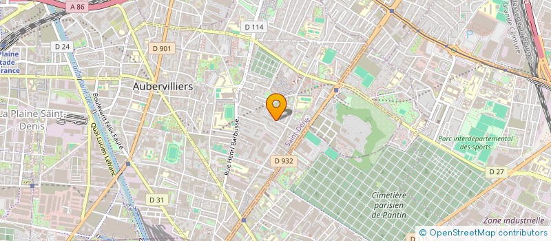 localisation de l'entreprise MONSIEUR THEO NOVAK à AUBERVILLIERS