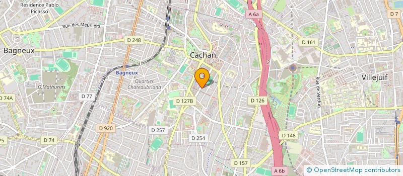 localisation de l'entreprise MONSIEUR THEO ODIOT à CACHAN