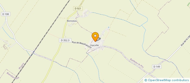 localisation de l'entreprise MONSIEUR THEO OLIVEIRA à BAILLEAU-LE-PIN