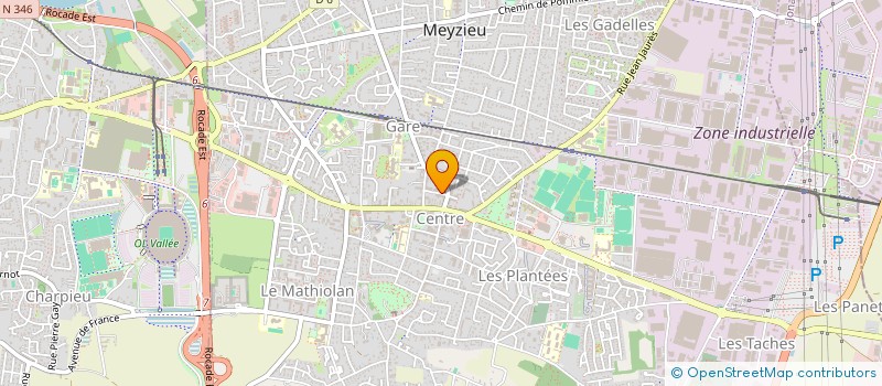 localisation de l'entreprise MONSIEUR THEO OLIVIER  MEYZIEU