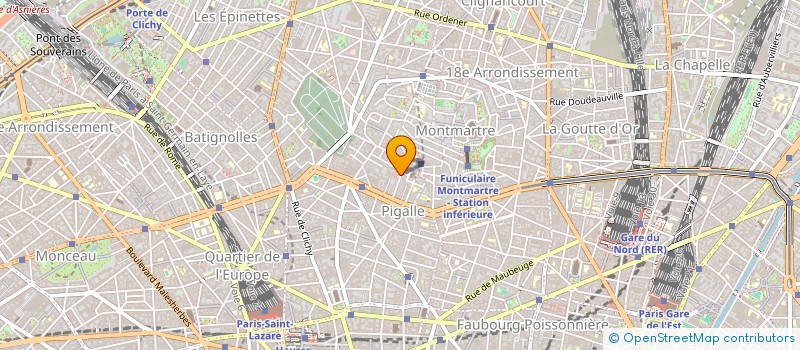 localisation de l'entreprise MONSIEUR THEO PACE  PARIS