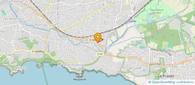 localisation de l'entreprise MONSIEUR THEO PAGANELLI à LA GARDE