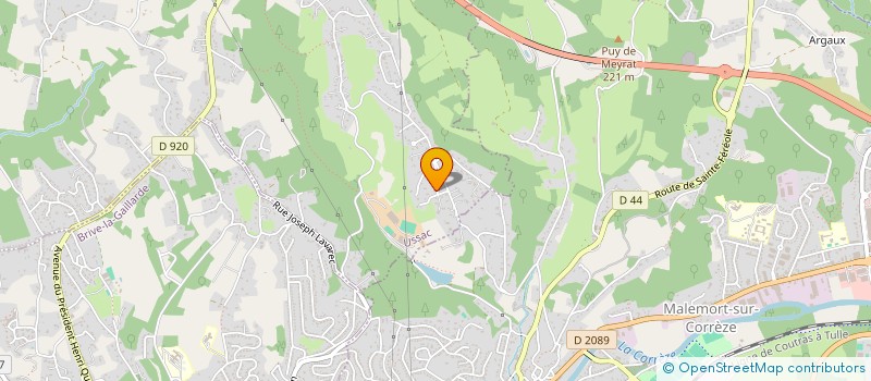 localisation de l'entreprise MONSIEUR THEO PAIN  USSAC