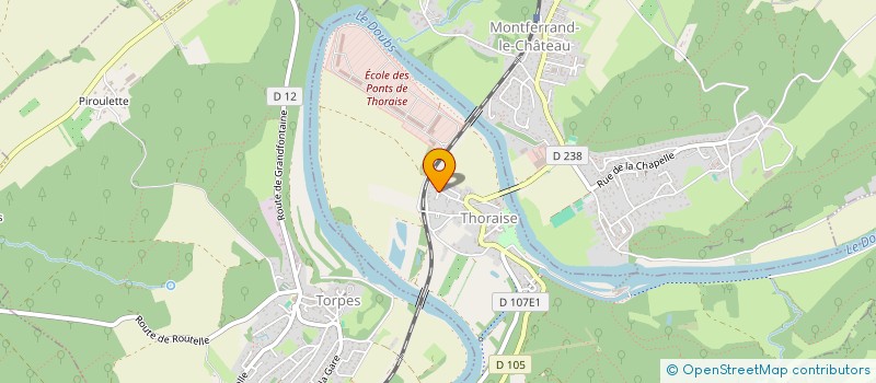 localisation de l'entreprise MONSIEUR THEO PARIS  THORAISE