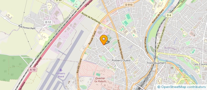 localisation de l'entreprise MONSIEUR THEO PARME à POITIERS